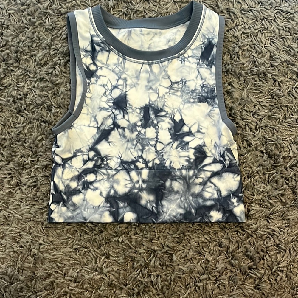Colsie Cropped Tye Dye Tank
